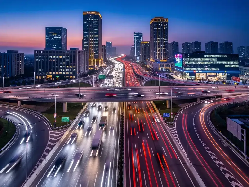 Modern highway interchange symbolizing infrastructure modernization