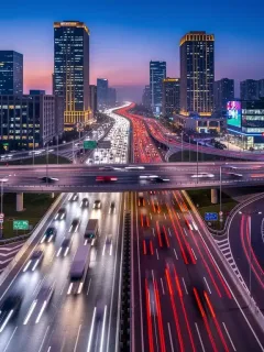 Modern highway interchange symbolizing infrastructure modernization